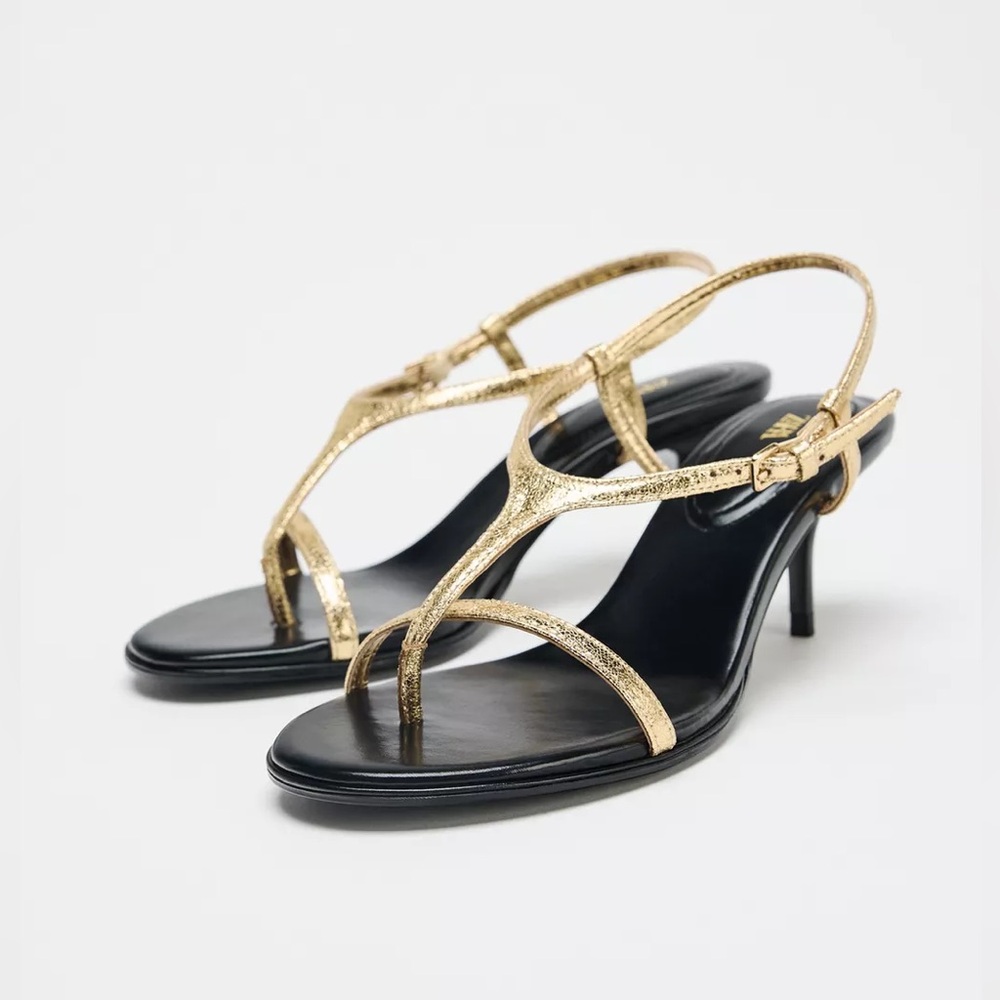 Zara Gold Women's Sandals